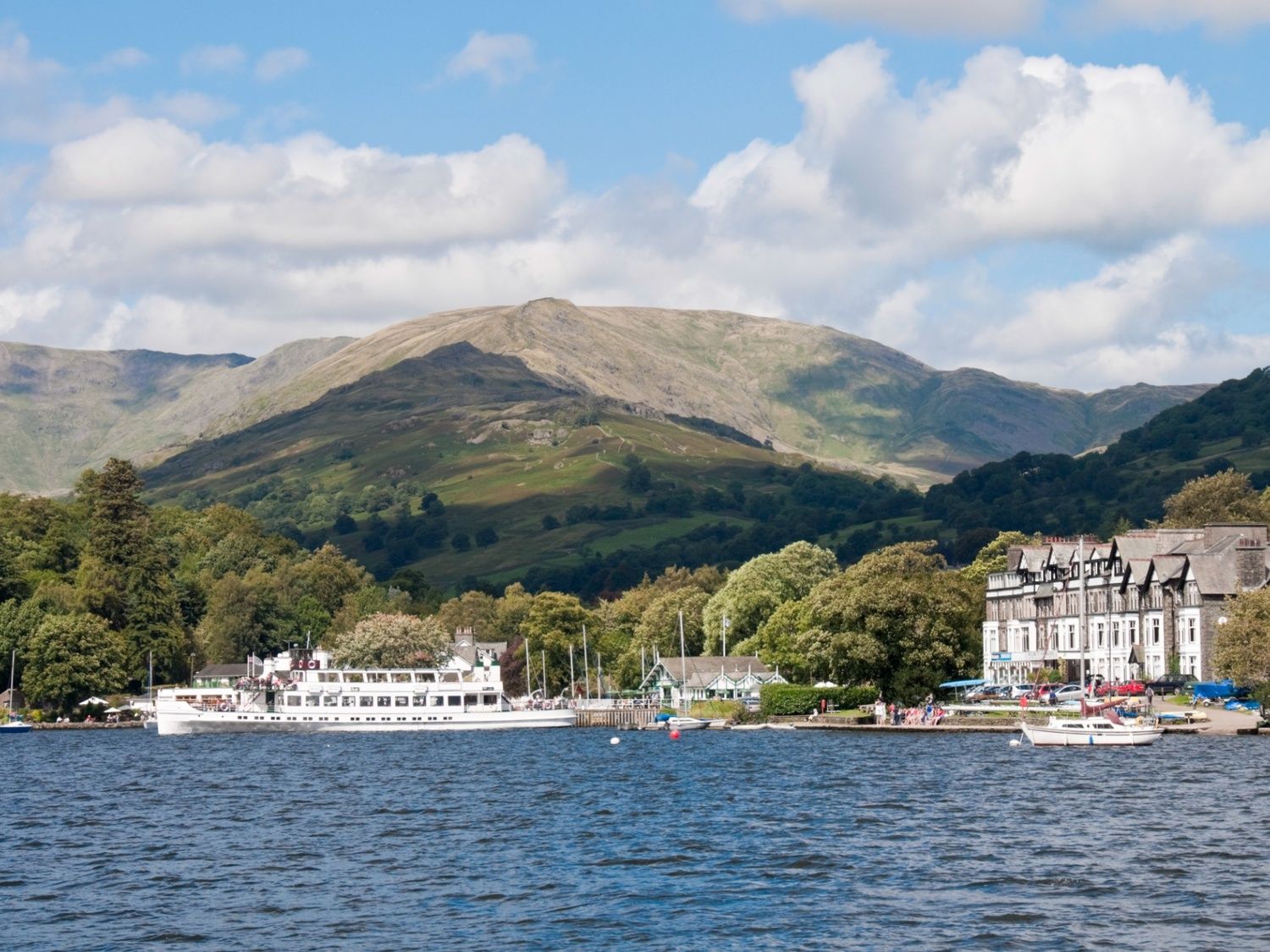 Steamer ferry at Ambleside Jetty